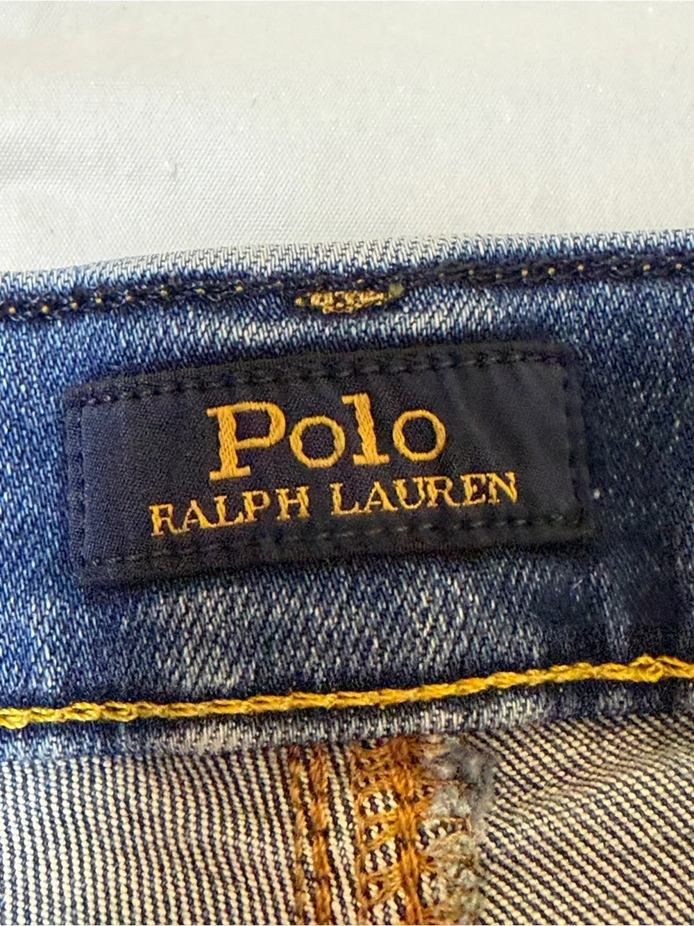 Ralph Lauren Kids Slim Straight Blue Jeans‎